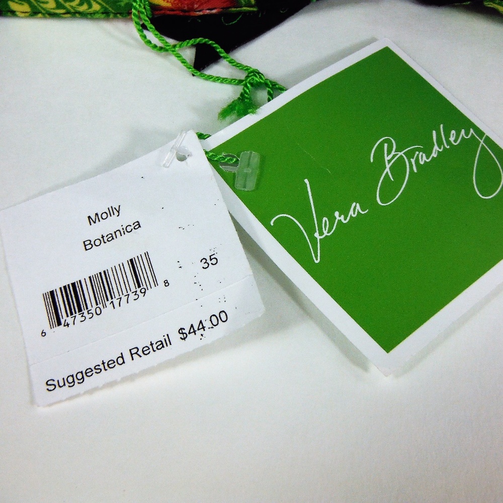 NWT Vera Bradley "Molly" Botanica Handbag/Purse - Picture 4 of 8